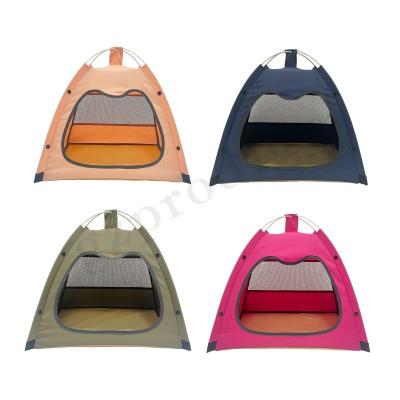 Small Size Foldable Fabric Cat Travel House Multi Purpose Pet Tent