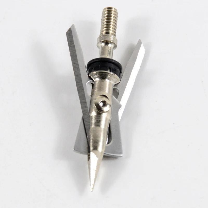 Metal Archery Broadhead Hunting Compound with 100 Grain Portable and Arrow Heads
