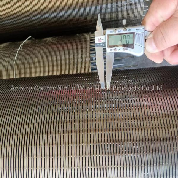Vee Wire Stainless Steel Sand Control Screen Pipe 1000psi Pressure 0.080 Continuous Slot