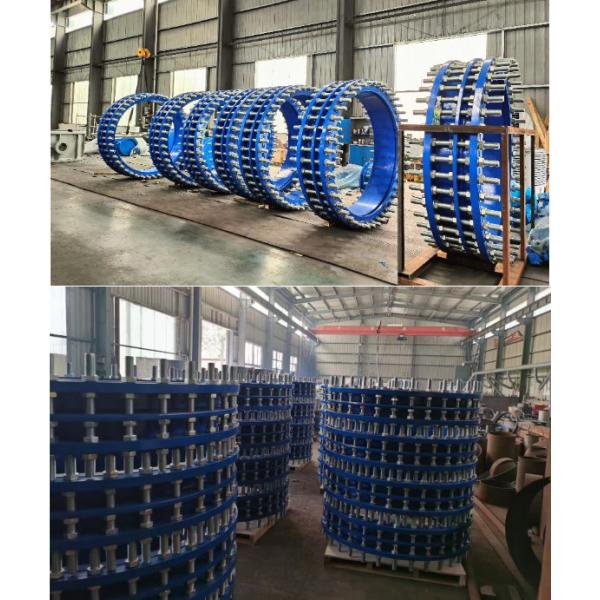 DN2200 (88″) Double-Flange Dismantling Joint 300 LB Long Reach Adjustable