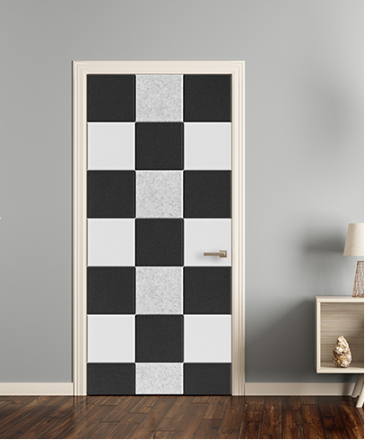 Панели звукопоглотительные 600x600mm отделки стен черные акустические