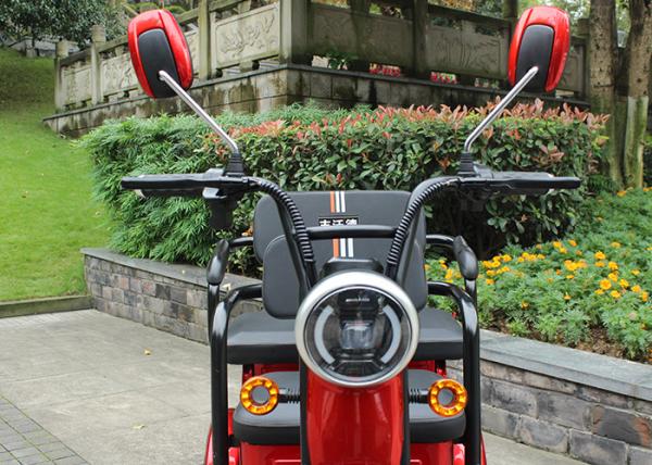 800W/1000W/1200W electric motor red color 3 wheel electric scooter for adults
