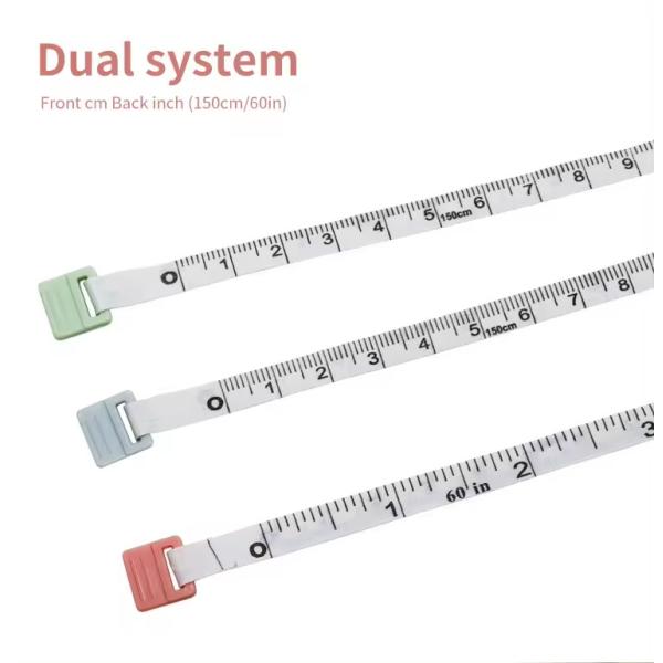 150 см/60 дюймовая лента для измерения тела Автоматическая телескопическая лента для измерения линейки Фильм для измерения тела Метрический сантиметр Мягкая лента