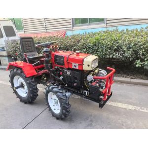 15-20HP 2WD Walking Tractor for Compact Farm Tasks with Power Tilling, Small Fields and Garden Use