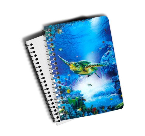 Customized 3D Lenticular Notebook Front Side 0.6mm PET + 0.16mm Paper