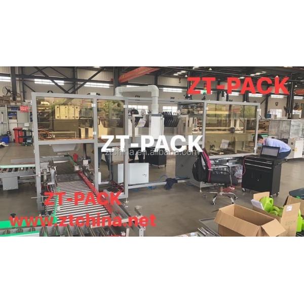 Пластиковый упаковщик случая коробки бутылки с падения системой спуска вниз свободной