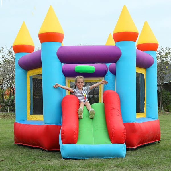 Plato Kids Inflatable Bouncer , ODM Commercial Bounce House Water Slide