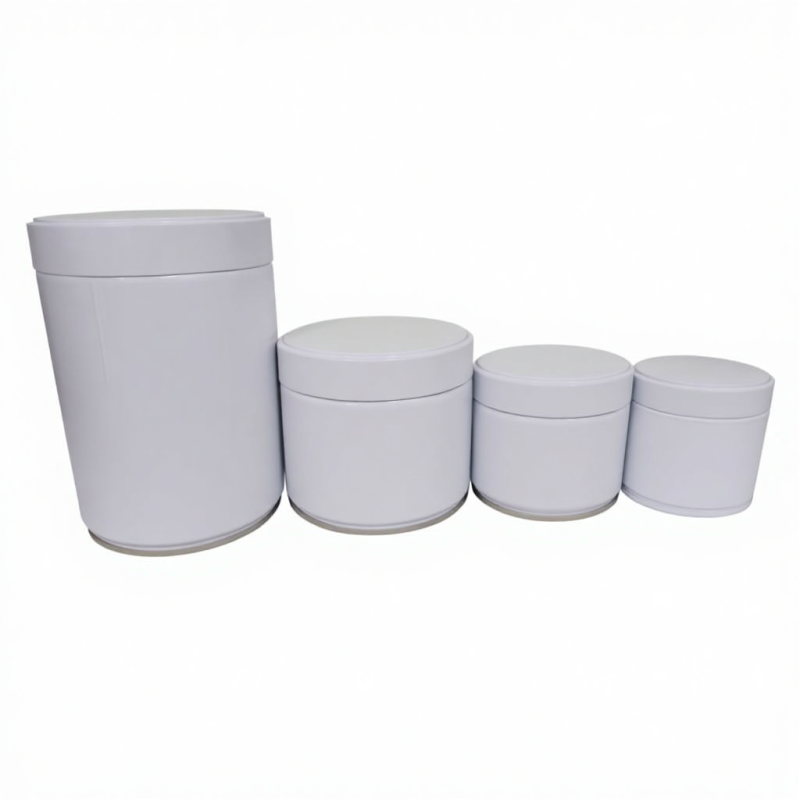 Food Grade Tin Can Multiple Colors Matcha Powder Tin for Candy Cookie Packaging