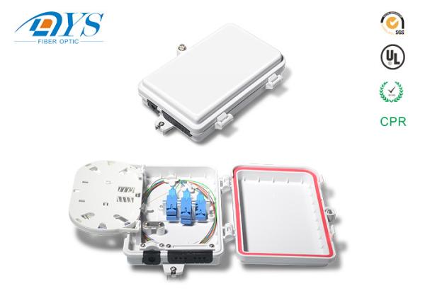 6 núcleos exteriores/distr terminais simples da fibra ótica do SC FTTH montagem exterior interna 6 da parede da caixa terminal da fibra ótica FTTH-015