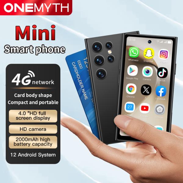 S26 Pro Mini Smartphone 4G LTE 4.0'' HD con pantalla completa 2000mAh 2+16GB Play Store Dual SIM