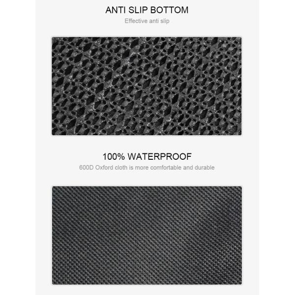 waterproof pet dog car cargo cover with soft memory foam 100% scratch and non-slip dog trunk seat cover for SUV