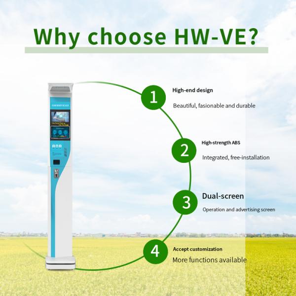 High Strength ABS Ultrasonic BMI Scale Digital Body Weight Scale with Customized Support