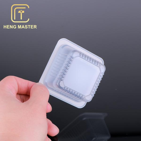 Disposable PP Food Grade Mooncake Plastic Blister Tray Pastry Container