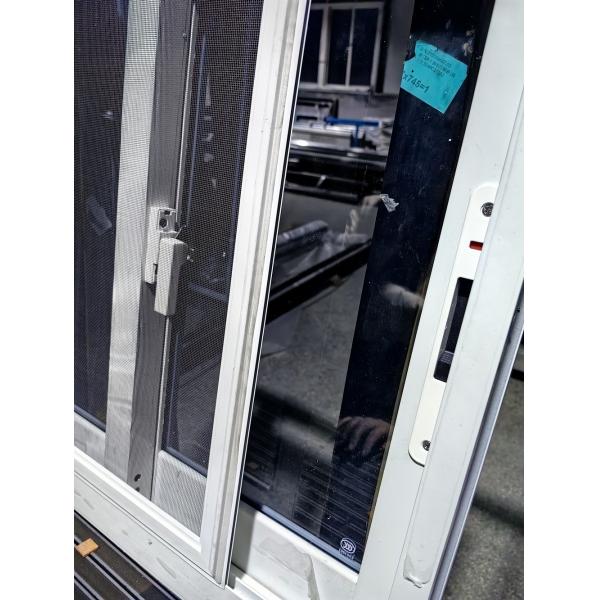 Aluminum Alloy Double Aluminium Glass Sliding Window Powder Coated With Touch Lock