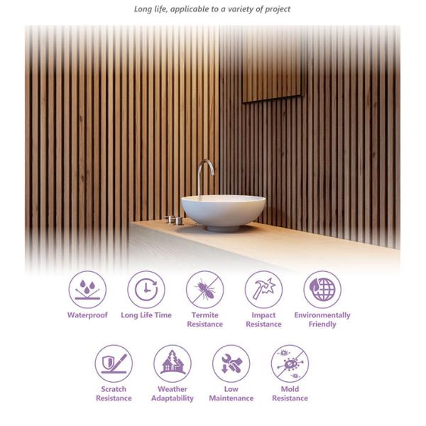 SGS делает Antisepsis водостойким трубки 2.9m PVC неубедительный квадратный никакой отказ