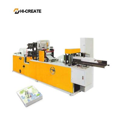 Máquina dobrada de gravação totalmente automático do guardanapo de papel do guardanapo