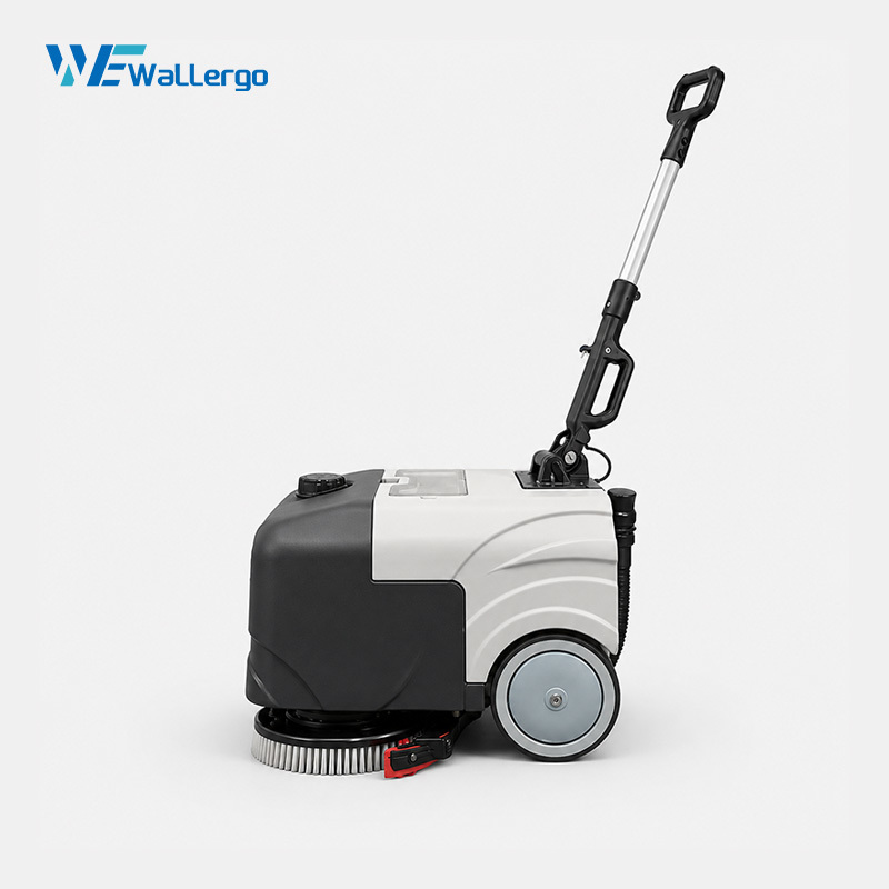 Hotsale Small Floor Scrubber Battery Powered 120 Minutes Run Time Hand Push Floor Washing Machine Applicable to Hotel School