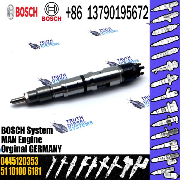 Montaje de boca diesel de la bomba del inyector común de alta calidad del carril 0445 120 353 0445120353 para la boca del motor del combustible diesel