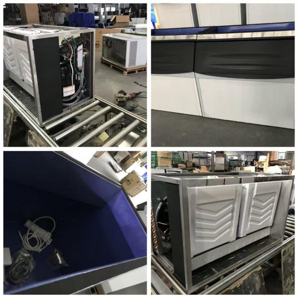 Guangzhou manufacture 500kgs to1000kgs Commercial Ice Cube Maker machine with CE fan cooling For ice plant and clube