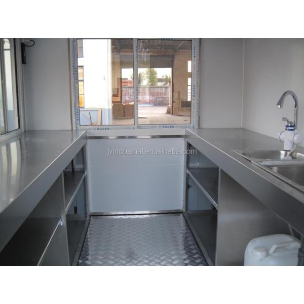 Fully Equipped Small Electric Food Truck Trailer for Snacks Packaging Customized Voltage