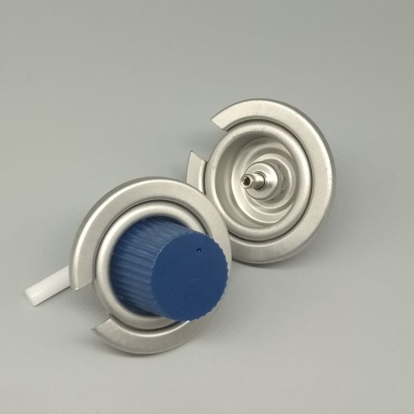 Ultra-Clean Medical Gas Canister Valve for Oxygen Therapy and Calibration Gases with Diaphragm Seal