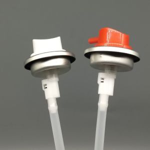 Ergonomic 360 Degree Aerosol Valve With Actuator for Multi-Purpose Cleaning and Lubrication Sprays with Any-Angle Dispensing