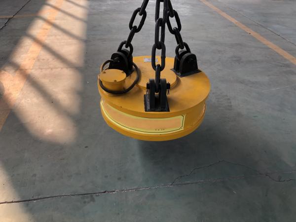 Electric Powerful 5000kg 1tone Circular Lifting Electromagnet For Scrap Handling