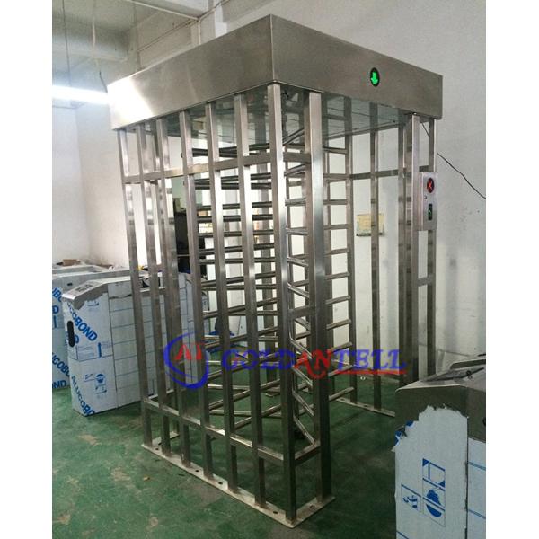 football exit 230volt electric Full Height Turnstiles price / rfid fingerprint open gate