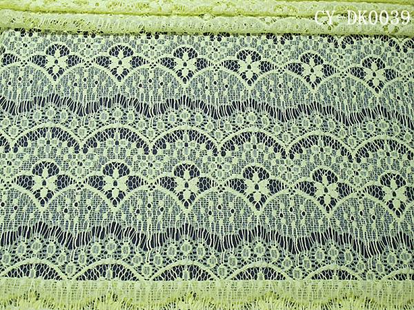 New arrival nylon hollow scalloped fabric lace dress garment accessory(CY-DK0039)