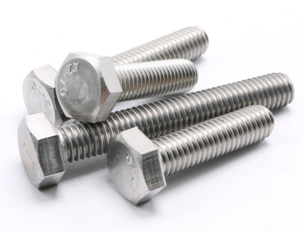 Hardware Stainless Steel Bolts Nuts DIN933 with Plain Zinc and Grade SUS304