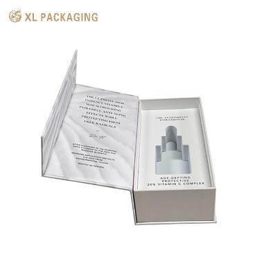 Cajas de regalo cosméticos en forma de libro Impresión offset Cuidado de la piel Crema corporal Caja de embalaje