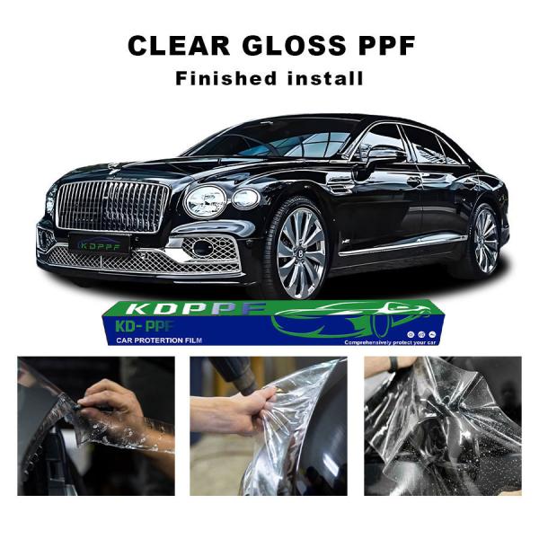 8.5mil Self-Healing PPF film de protection de peinture nano-céramique TPH TPU transparent rouleau de papier d'emballage de voiture pour le corps