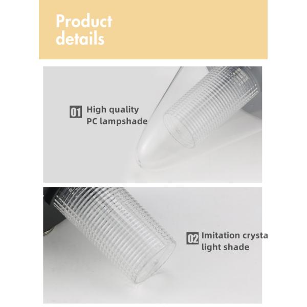 Solar Powered Canopy Lamp for Outdoor Landscape Lighting 48000 Hour Working Lifetime