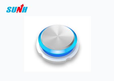 Stainless Steel Replacement Elevator Buttons With DC24V / DC12V Blue Light