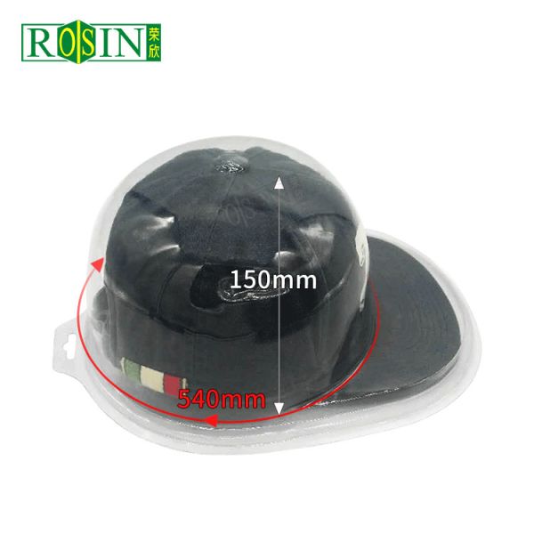 Transparent PVC Hat Display Holder Dustproof Baseball Cap Storage Packaging Blister