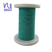 0.1mmx 80 fil de Litz couvert de soie naturelle fil vert / rouge