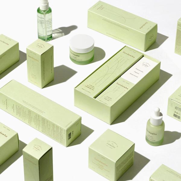 Pacotes de produtos de logotipo personalizado Pacotes de embalagem Caixa de impressão Pacotes de cuidados com a pele Pacotes de embalagem Caixa de cartão Caixa cosmética Pacotes de óleos essenciais
