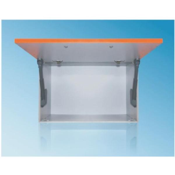 Покрашенное брызгами оборудование поддержки крышки шкафа для вверх - поворачивая деревянной двери