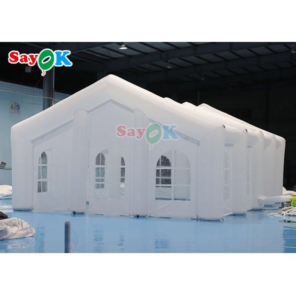 Custom Outdoor Inflatable Tent Party Night Club Structure Inflatable Bar Tent White Color