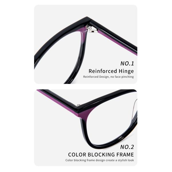 Дамы оправы оптических очков очков ацетата сертификата КЭ круглые