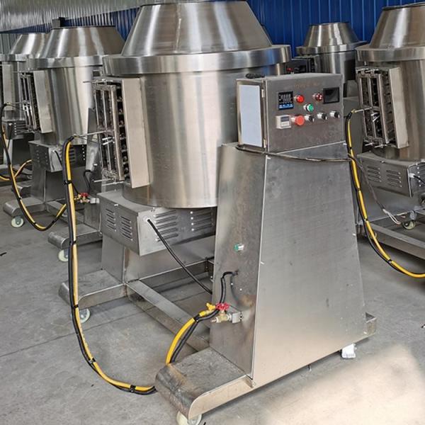 stainless steel meat floss fried rice stir fryer machine