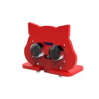 Support ultrasonique rouge de support de capteur de composants électroniques avec des vis