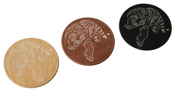 Protect Your Table in Style with Durable Beverage Coasters Set and Special Design Base