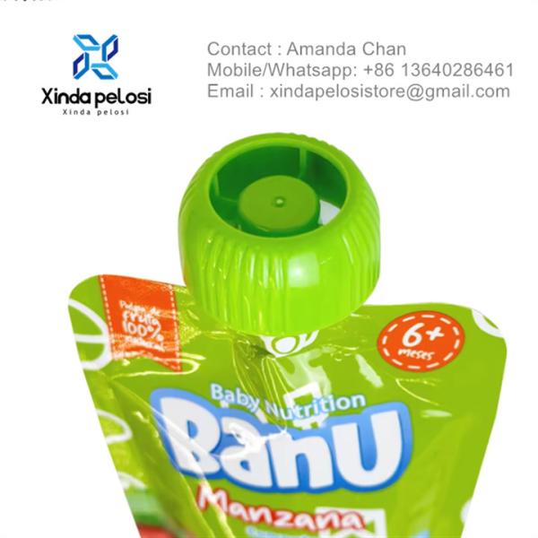 Экологически чистые продукты питания специальный материал ПП Пластиковые сосуды для детского питания Пюре Twist Cap