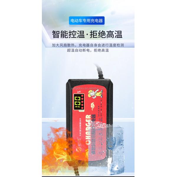 Output Voltage 48V Electric Bike Scooter Lead Acid Battery Charger for Private Mold Electric Bicycle 12AH/20AH/30AH/40AH