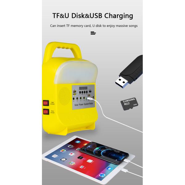 Luz solar al aire libre para los bulbos que acampan 46.50*38.50*33.00 completo de la yarda LED