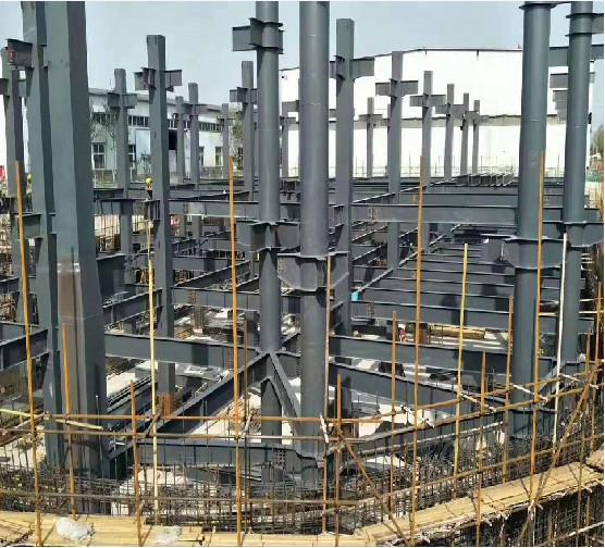 H Section Prefabricated Steel Frame Building Research Buildings  Customizable