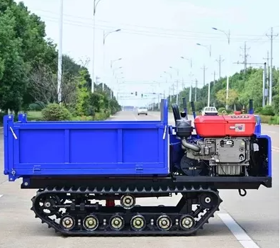 Heavy Duty Self-Propelled Diesel Tracked Transporter GF5000A 5 Ton Capacity Oil Palm Plantation Forestry