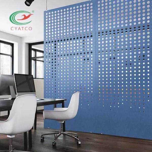 Polyester Fiber PET Acoustic Panels Nontoxic Multipurpose For Office