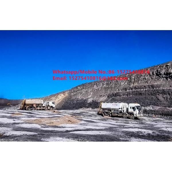 Ordinaire Capacités de charge élevées Camions à grande capacité 15/20/25 tonnes Explosif pétrolier d'ammoniac lourd Camion ANFO MMU MEMU Pour la Mongolie DR CONGO PERU Ghana Mining Blasting Avec fiabilité de la sécurité